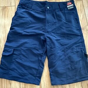 Wrangler Blue Cargo Shorts Sturdy Cotton Blend